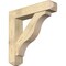Ekena Millwork Funston Craftsman Rough Sawn Bracket w/ Offset Brace, Douglas Fir, 8"W x 38"D x 38"H BKT0806X38X38FST04RDF - alternate 1